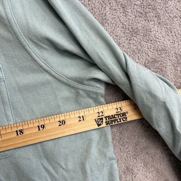 NEW 32 Degrees Heat Women's L Long Sleeve Button-Up Shirt Polyester Spandex - Picture 5 of 9